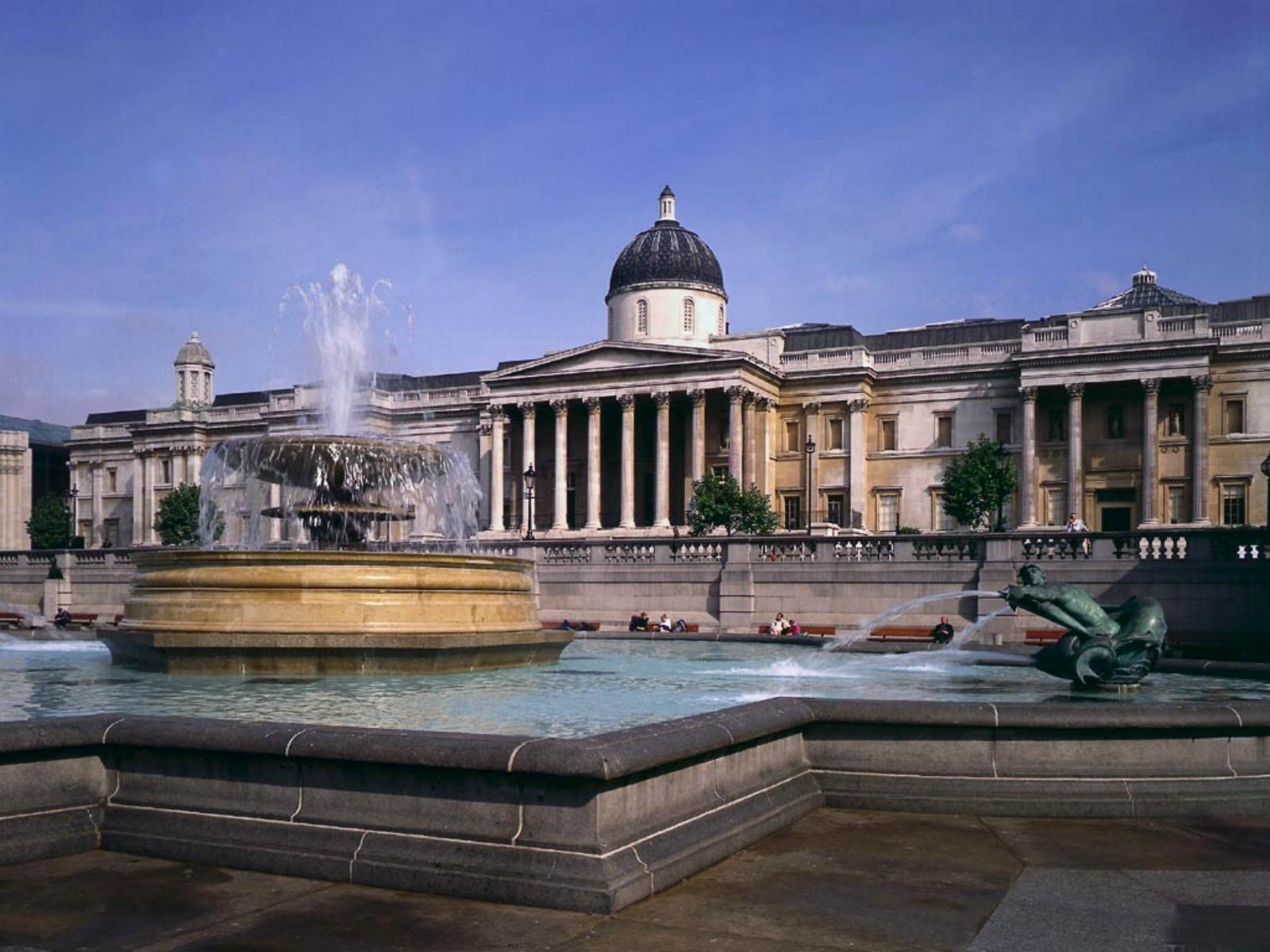 National museum london. Трафальгарская площадь в Лондоне Национальная галерея. Национальная картинная галерея в Лондоне. London National Gallery (Лондонская Национальная галерея).. Музей на Трафальгарской площади в Лондоне.